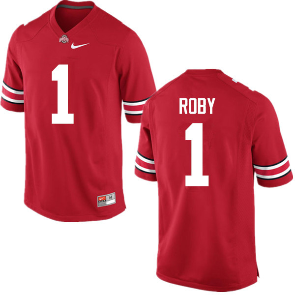 Ohio State Buckeyes #1 Bradley Roby College Football Jerseys Game-Red